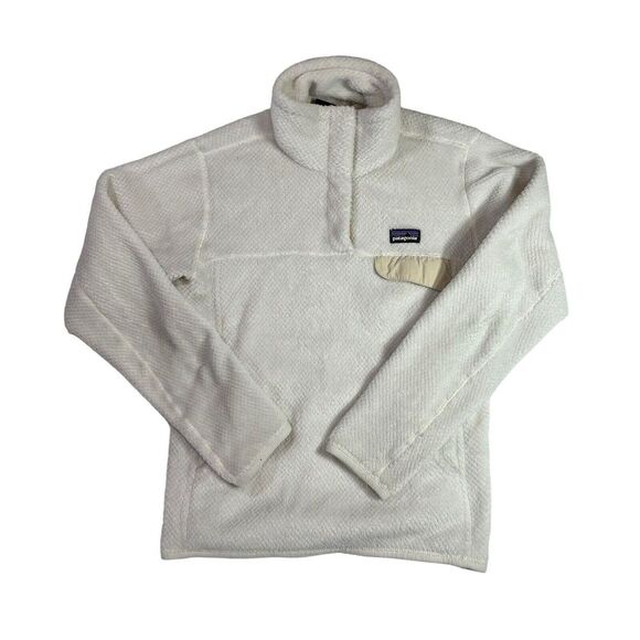 Patagonia Jackets & Blazers - Women's Patagonia Re-Tool Snap T Fleece‎ Pullover Jacket White Cream Small